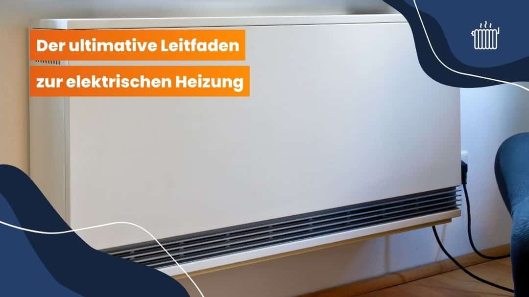 Illustration einer elektrischen Heizung, die Wärme in einen Raum abgibt.